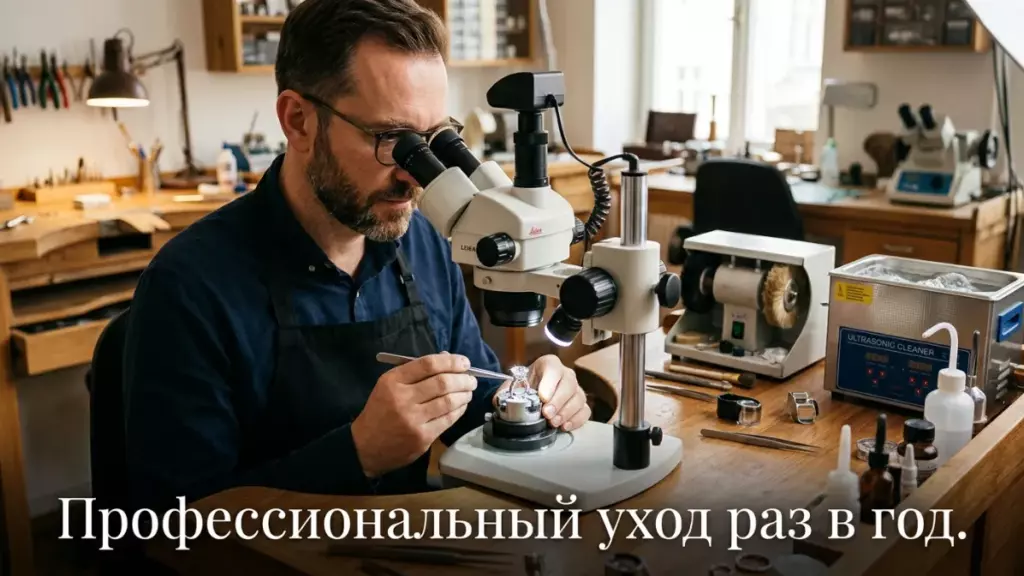 Профессиональный уход у ювелира